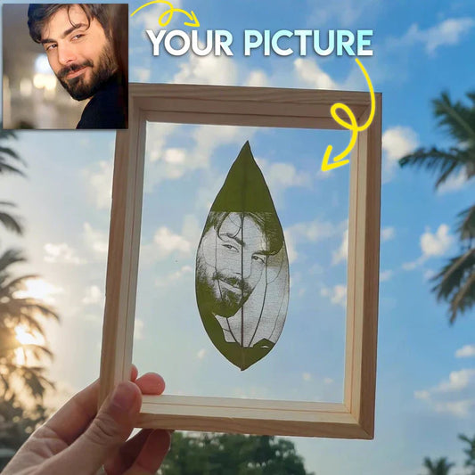 Custom Photo Leaf Engraving