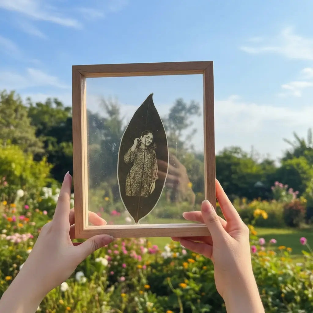 Custom Photo Leaf Engraving